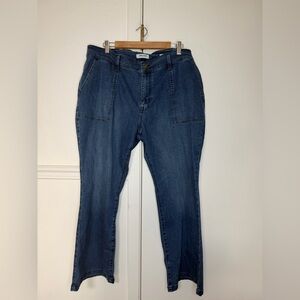 Nine West Dark Blue bootcut  Jeans size 16W new with tag